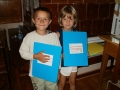 ...we love our new blue coloured folders hihi...
