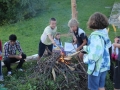 We needed to put wood on fire.