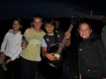 Rock stars before going to bed.