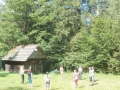And we went out to play some volleyball.