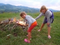 Preparing the fire