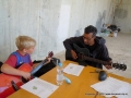 And we are playing the guitars.