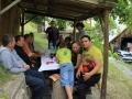 After the end, we all met at the farm