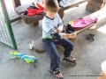 You have to protect your hands and knees while rollerblading.
