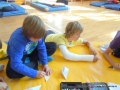 We are folding paper and making paper boats.