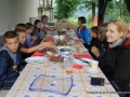 We had lunch on the farm.