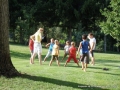 We learned a game called "skavtski nogomet"