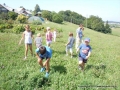 Picking flowers!