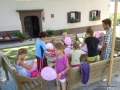Drawing on our baloons.