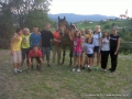 We went horseback riding.