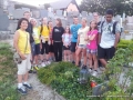 We lit a candle at the Guzaj's grave.