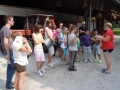 Dan na kmetiji. We saw some farm animals.