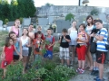 We went by Guzaj's grave.