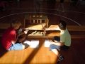 We are preparing for the play.