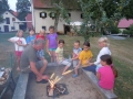 Yeey we made a fire!! :)