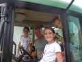 Driving with tractor!