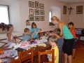 Making puppets was something new and fun for everyone.