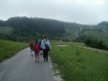 Our morning walk.