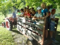 A tractor ride