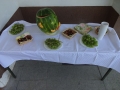 The table