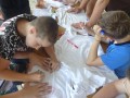 T-shirt signing