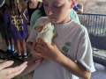 Holding the bunnies