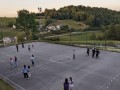 Running around on the court