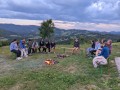 Sitting in a circle