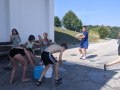 Playing with water guns