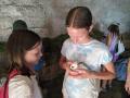 Petting bunnies