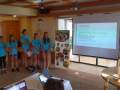 Camp song singing