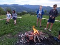 Camp fire night