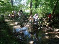 At the creek.