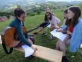 Singing with the native.