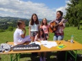 Singing practice.
