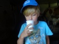 Fresh milk.