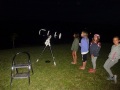 Observing the stars.