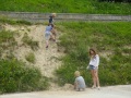 Being children.