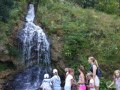 At the waterfall