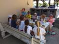 At the lunch  girls