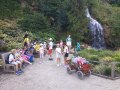 At the waterfall