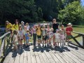 Group photo at the pond