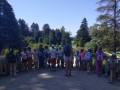 Observing the French garden from above
