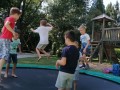 Having fun at the playground