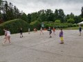 Having fun at the break