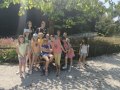 group photo at the pond