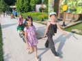 walking in the Arboretum park