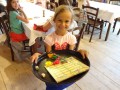 The waitress