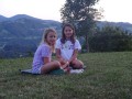 enjoying the evening breeze