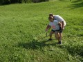 Cutting grass